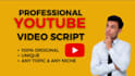 write viral youtube video, tiktok video, script writing