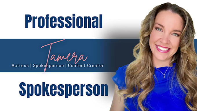 be your professional video spokesperson