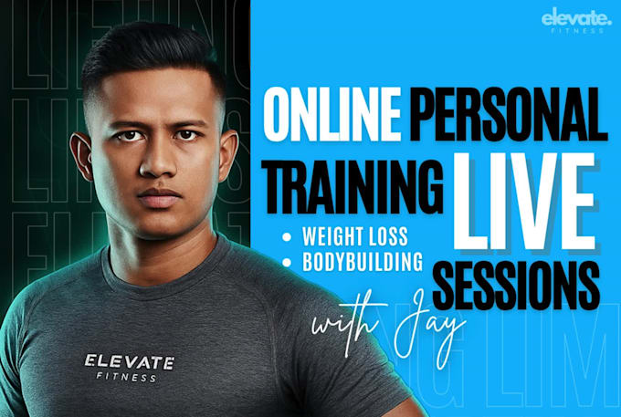 be your online personal trainer in live sessions