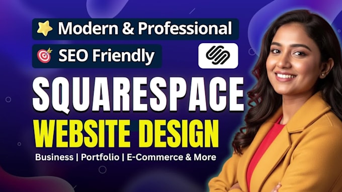 design and develop a squarespace website