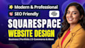 design and develop a squarespace website