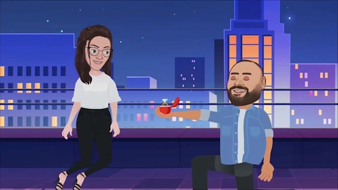 make your proposal love animation video