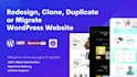 redesign clone duplicate or migrate wordpress website