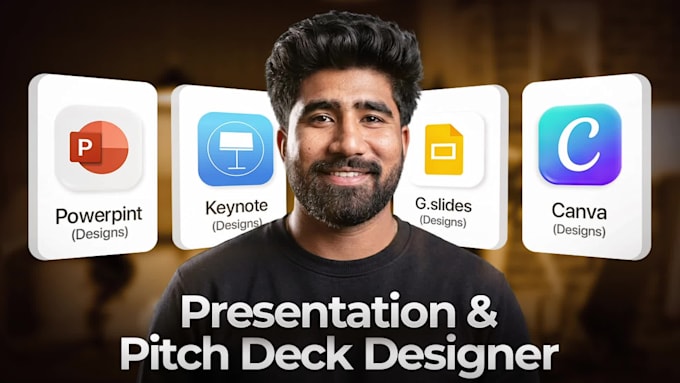 create powerpoint presentation and investor pitch deck design within 24