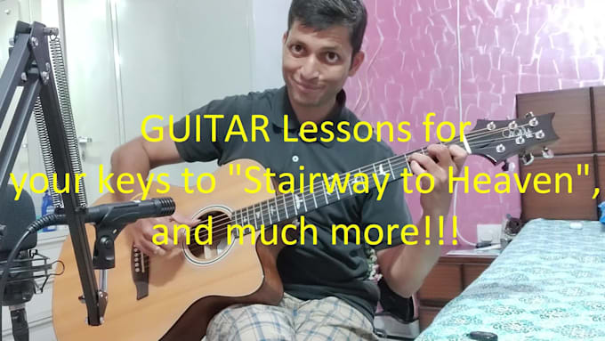 give you guitar lessons, theory and playing techniques