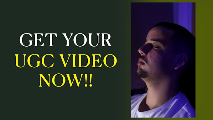 create a ugc video for your product or service