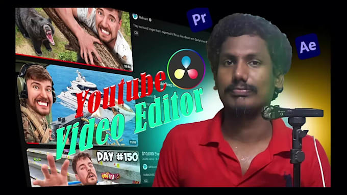 do video editing for youtube instagram tiktok and ugc videos