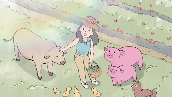 create cute 2d character animation for your productions