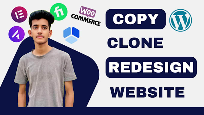 rebuild duplicate copy clone or replicate website into wordpress