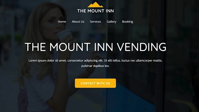 design vending machine website for vending machine business