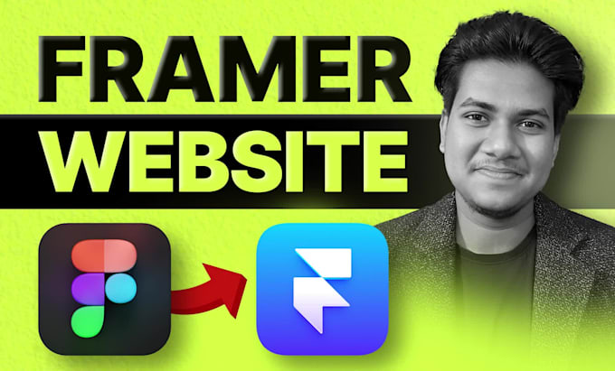 design and build a framer website, framer animation, figma to framer
