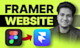 design and build a framer website, framer animation, figma to framer