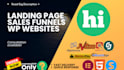 build landing page sales funnel or website