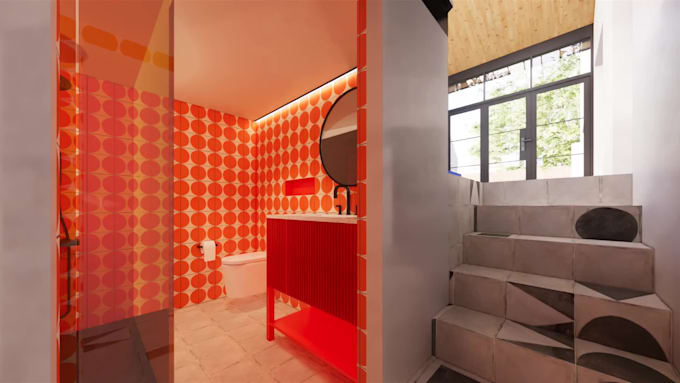 create 3d rendering architecture and 3d rendering interior design projects