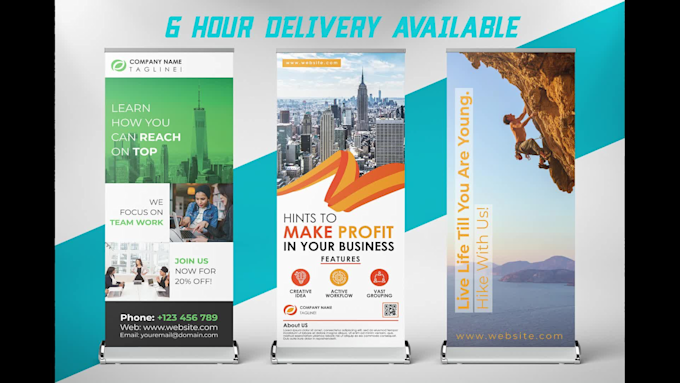 Design A Roll Up Banner Pull Up Event Banner Banner Ads By