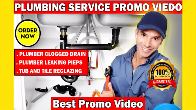 do plumbing service video or plumber animated explainer promo video