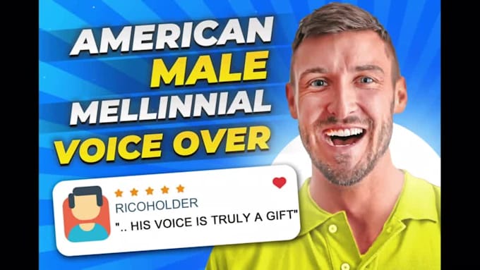 record a clear approachable natural inspiring american english male voiceover