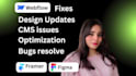 fix webflow issues, bug, optimize or edit webflow website