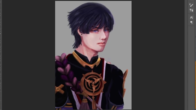 draw and paint a custom illustration for you