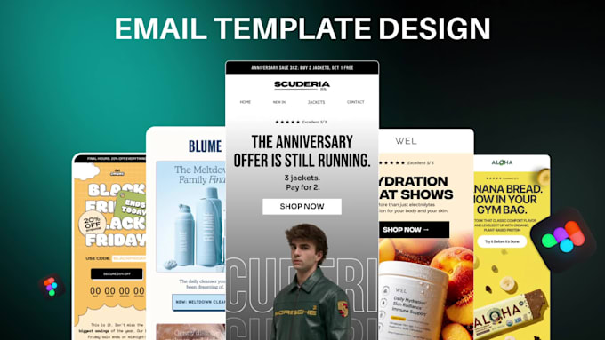 design high converting email templates in figma