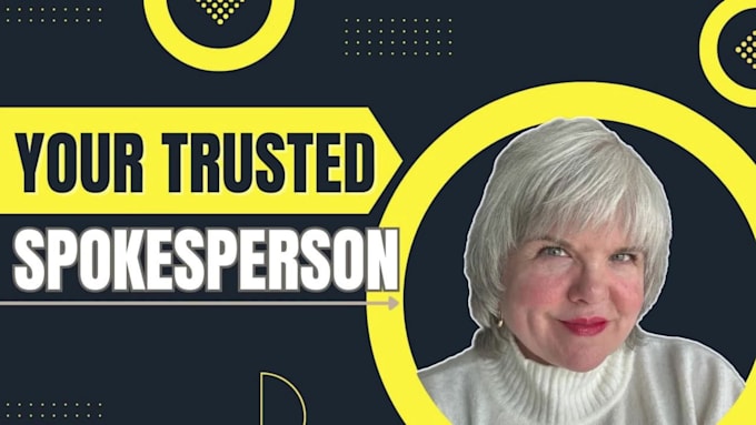 be your professional spokesperson for tech or finance brands