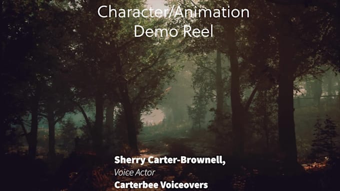 record an american female character animation voiceovers