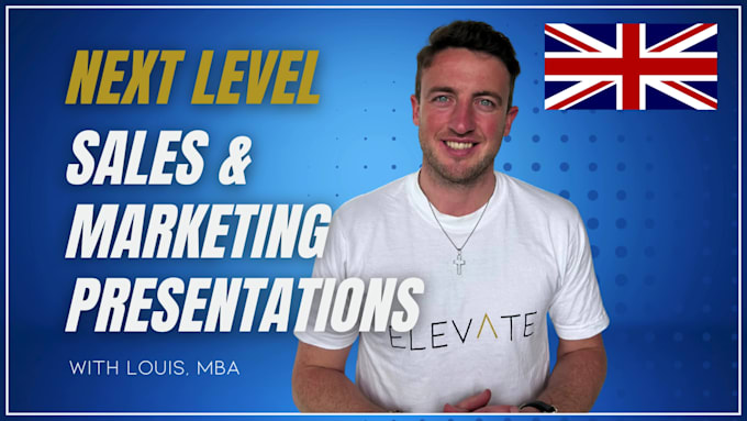 create a marketing and sales presentation for your business