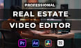 edit high quality real estate videos with fast turnaround in 24 hours