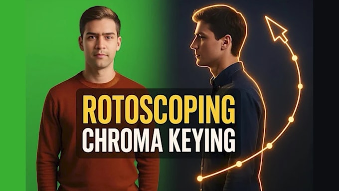 do professional green screen removal and rotoscoping for any video