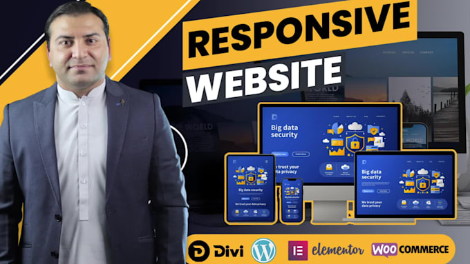 design and develop a responsive wordpress website in 15 hours