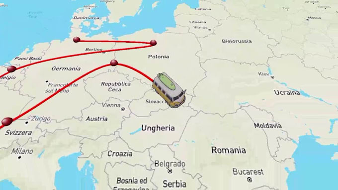 create a travel 3d map for you