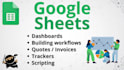 be your google sheets ninja to build or fix your spreadsheet