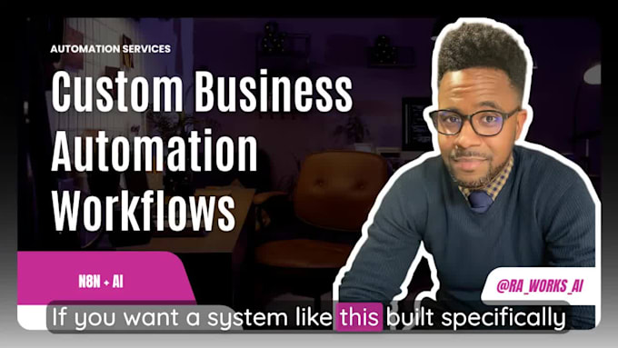 build a custom business automation workflow using n8n and ai