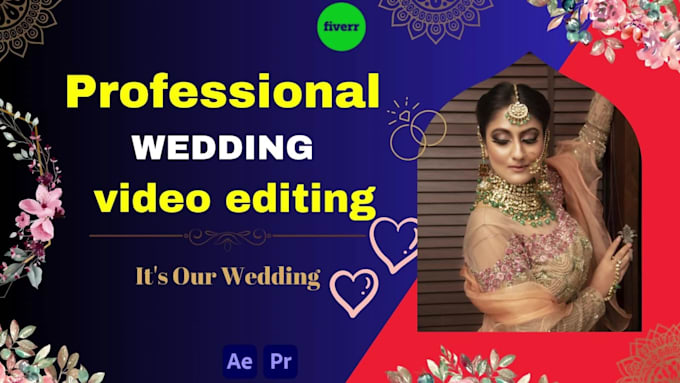 do cinematic wedding video editing