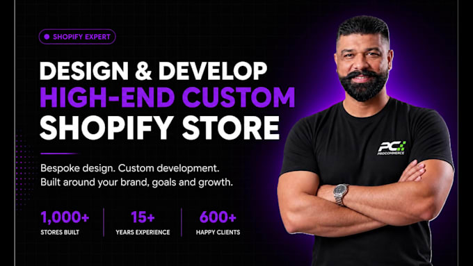 design and develop a high end custom shopify store for you