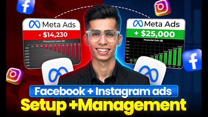 be your meta ads manager for facebook and instagram ads specialist