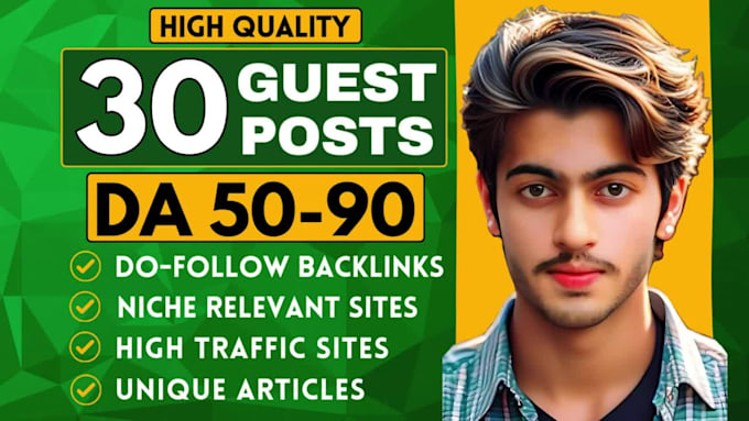 do guest posts with SEO backlinks through our premium guest posting service