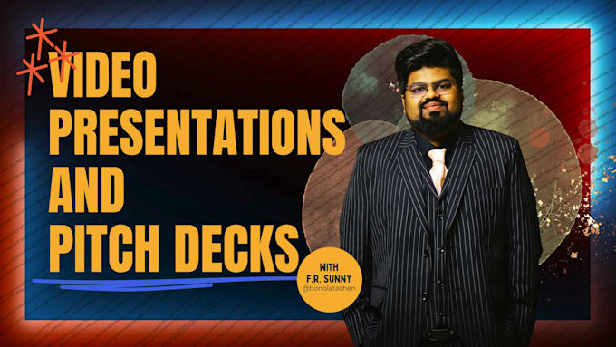 create a video pitch deck or powerpoint presentation within 24 hours