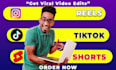 do short form video editing for reels tiktok yt shorts