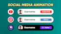 create youtube, twitch and social media animation