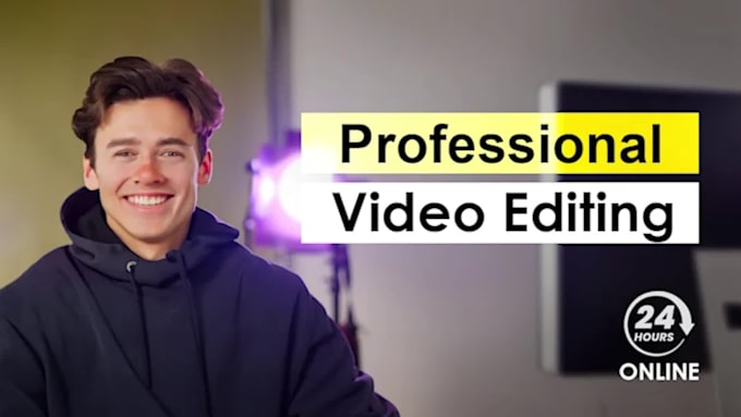 do professional video editing