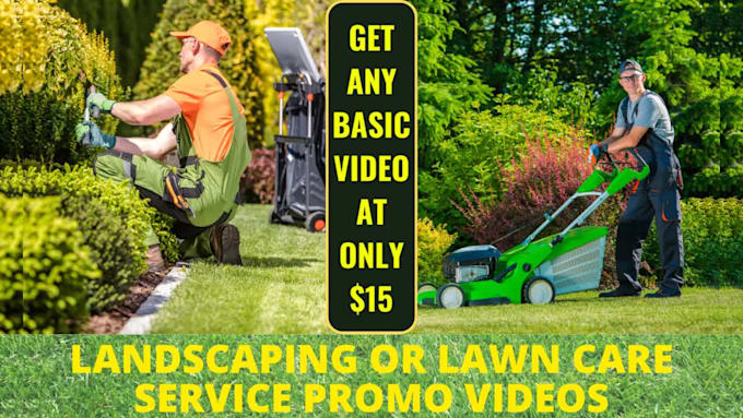 do landscaping service lawn care service promo video