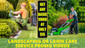 do landscaping service  lawn care service promo video