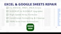 fix excel formulas and repair google sheets errors urgently
