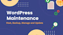 manage your website backup and make updates to wordpress website