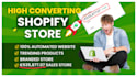 create shopify dropshipping store with branded shopify store design