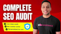 provide a professional seo audit report live for you