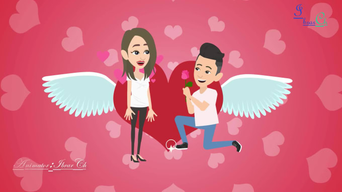 Create animated wedding invitation, romantic love story, and anniversary  video by Ibrar_ch | Fiverr