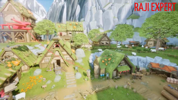 create game ready 3d environments stylized for unreal engine and unity