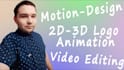 2d and 3d logo animation create a video animate text and apply creative effects